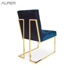 صندلی فلزی استیل طلایی