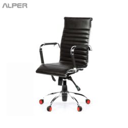 صندلی اپراتوری - صندلی کارمندی FRA-1911iPL - صندلی کارشناسی کامپیوتر مدیریتی اداری - صندلی دسته دار پشتی بلند جکدار چرخدار