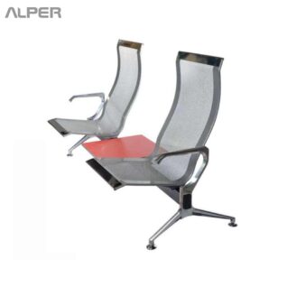 Single seater airport lounge chair with interface - صندلی انتظار فرودگاهی تک نفره با رابط