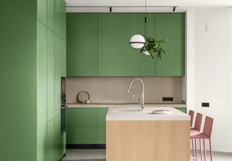 نکات طراحی آشپزخانه L شکل برای خانه های کوچک