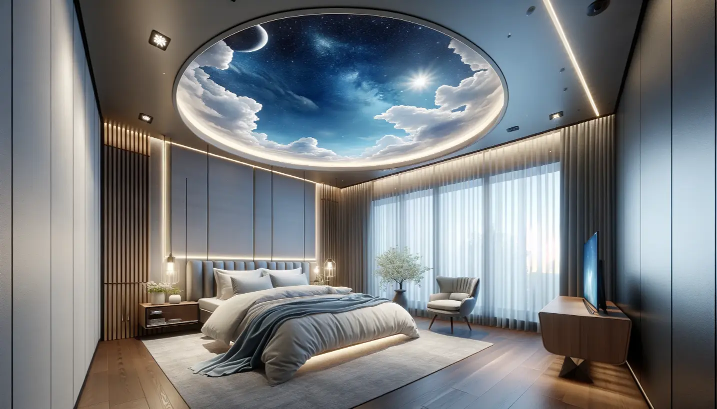 آسمان مجازی در اتاق خواب