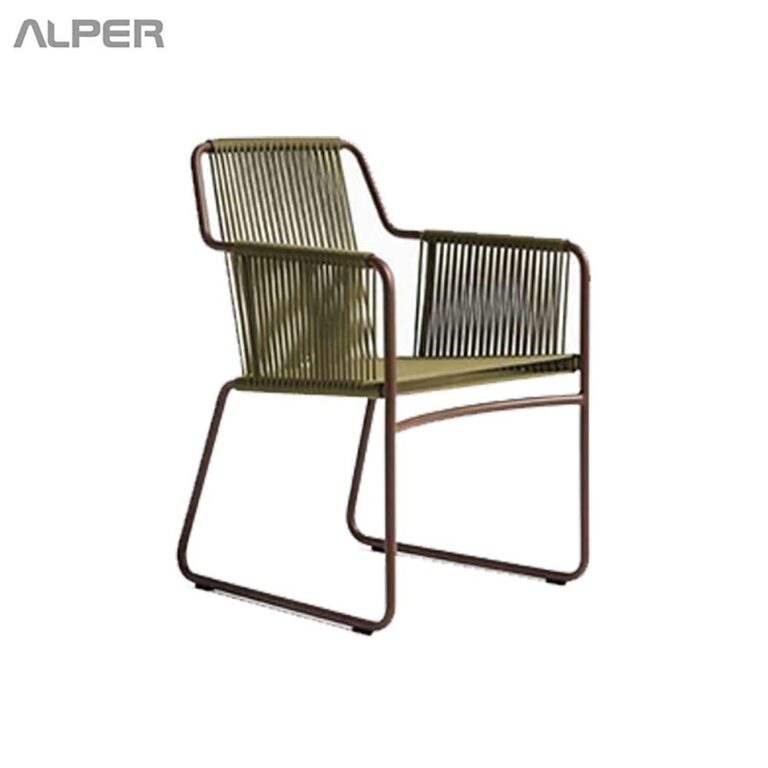 صندلی فضای باز فلزی